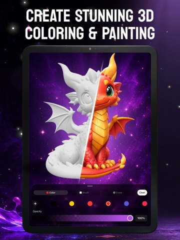 3D Coloring - Paint Studio iPad screenshot