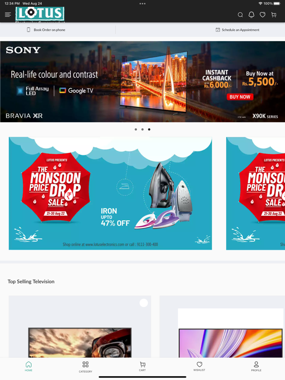 Screenshot #6 pour Lotus Electronics Shopping App