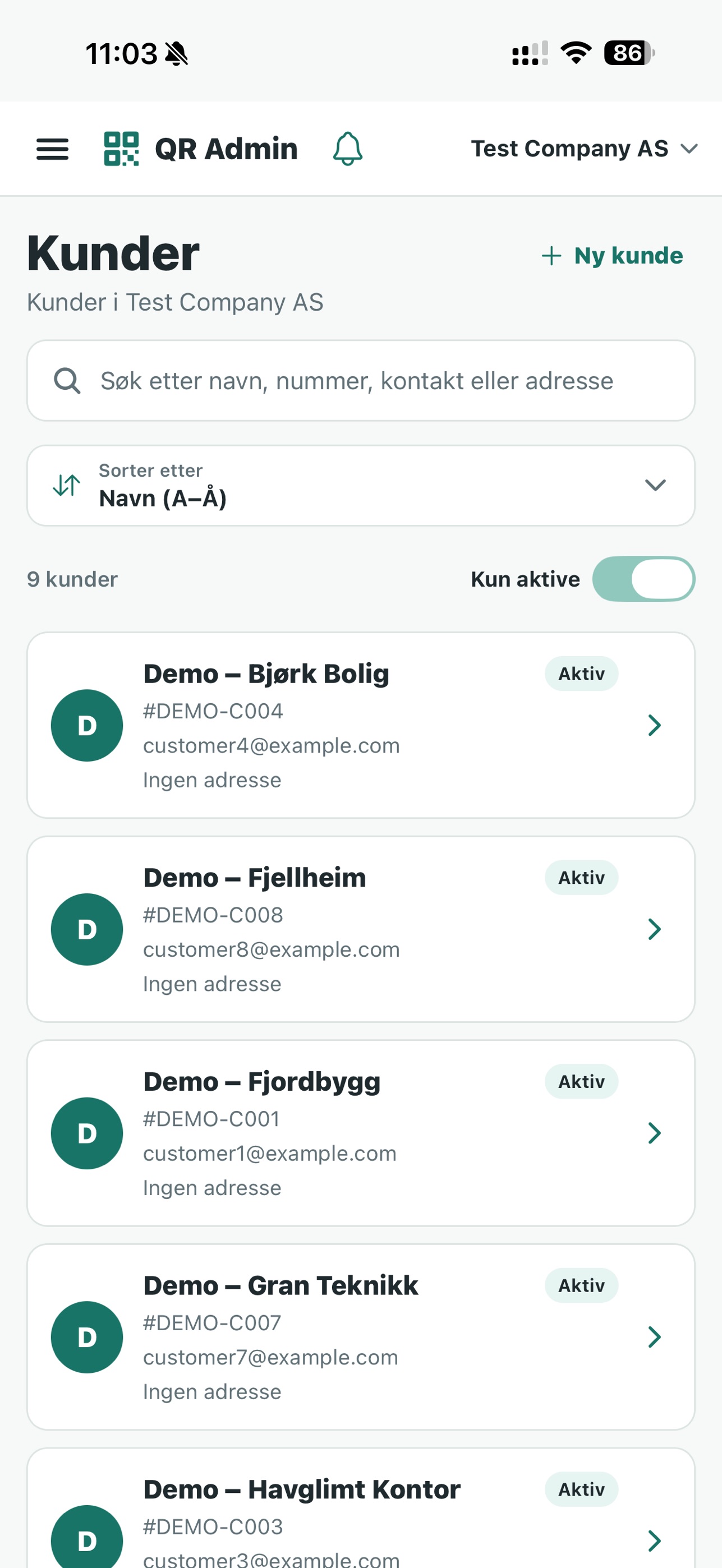 Screenshot 2 of QR Admin