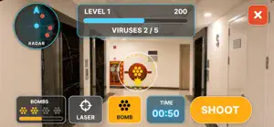 AR Game: 3D Virus Shooter 360° screenshot 1