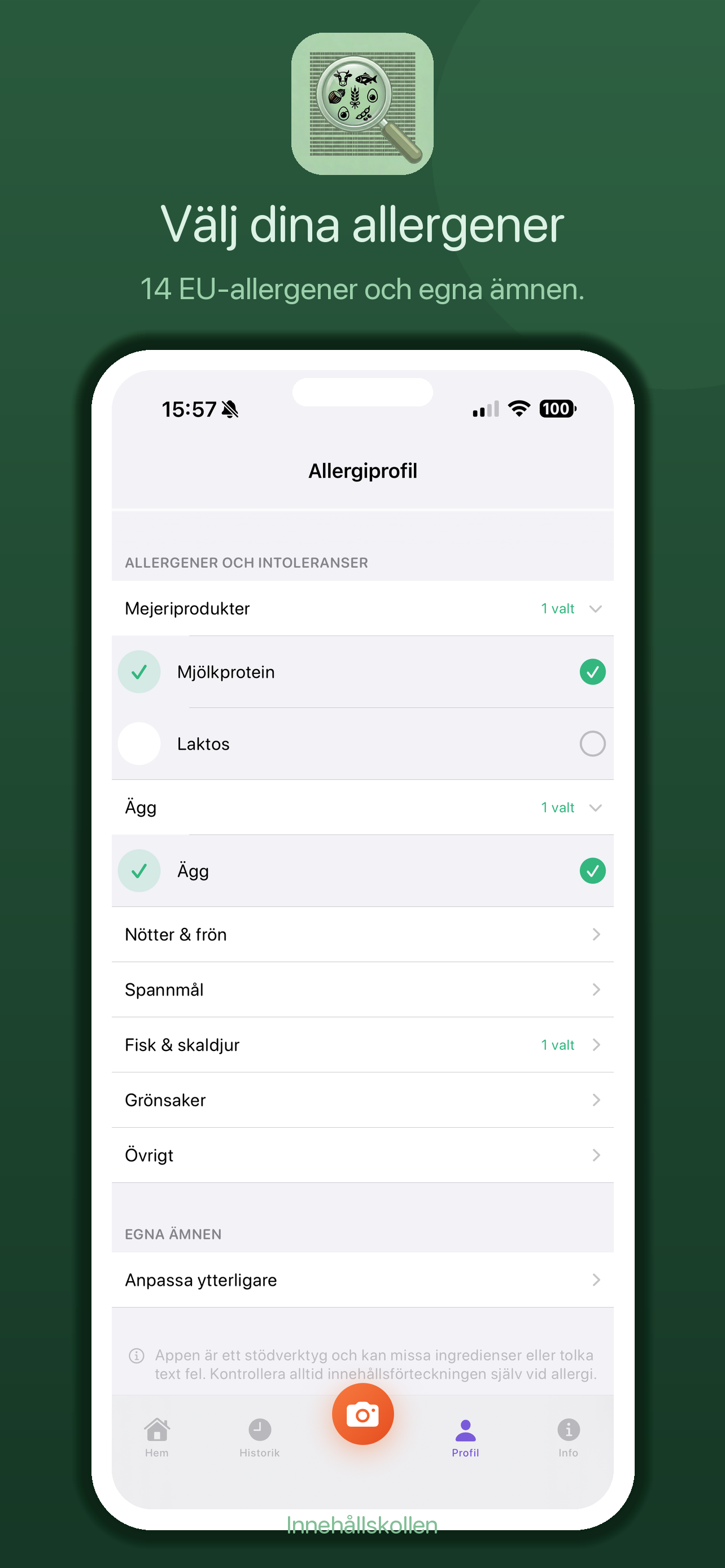 Innehallskollen screenshot 3