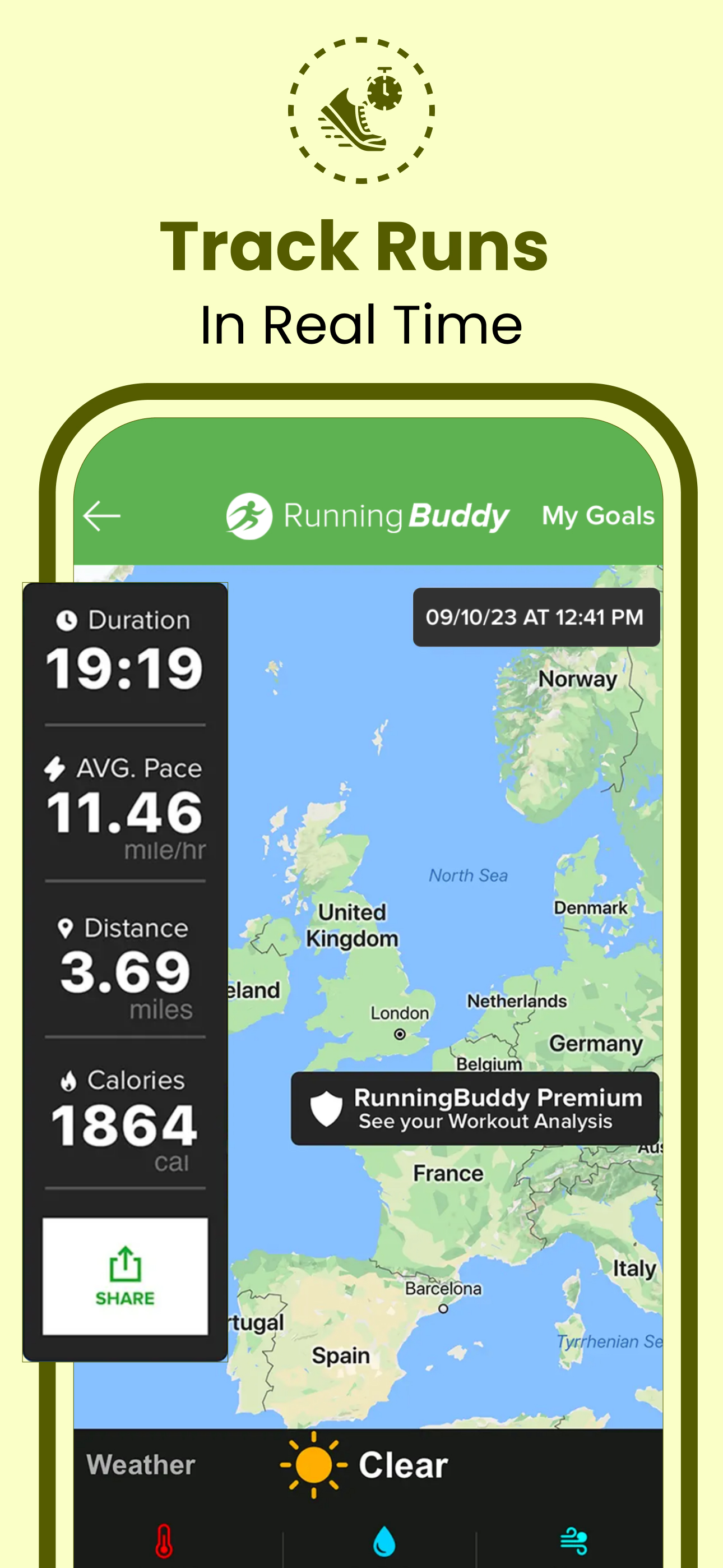 Running Workout Step Tracker