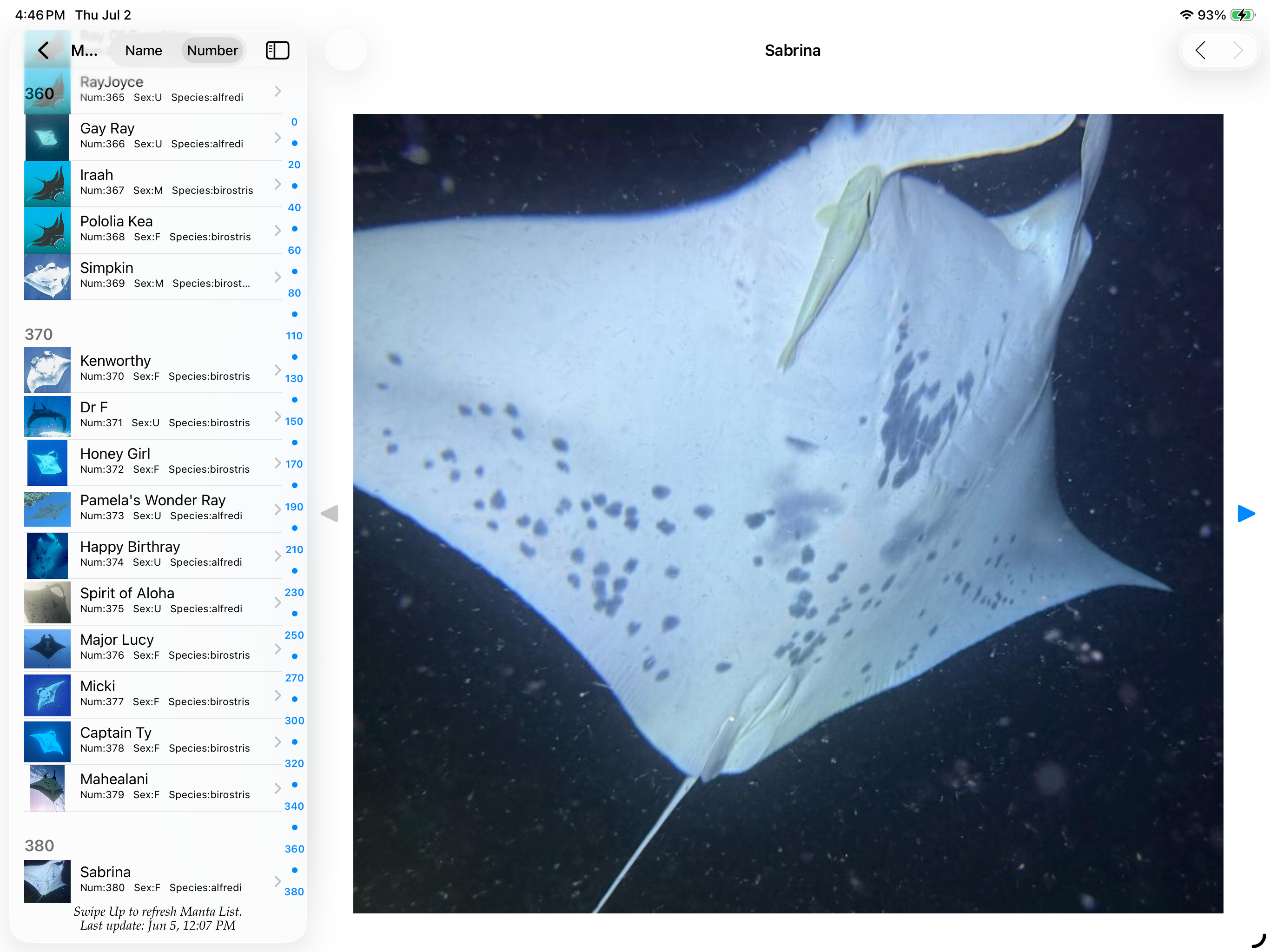 Manta Ray Tracker screenshot 18