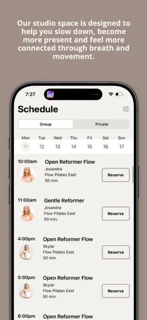 Flow Pilates East screenshot 1
