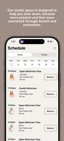 Flow Pilates East screenshot