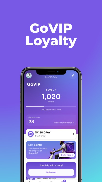 DevourGO: Food Delivery