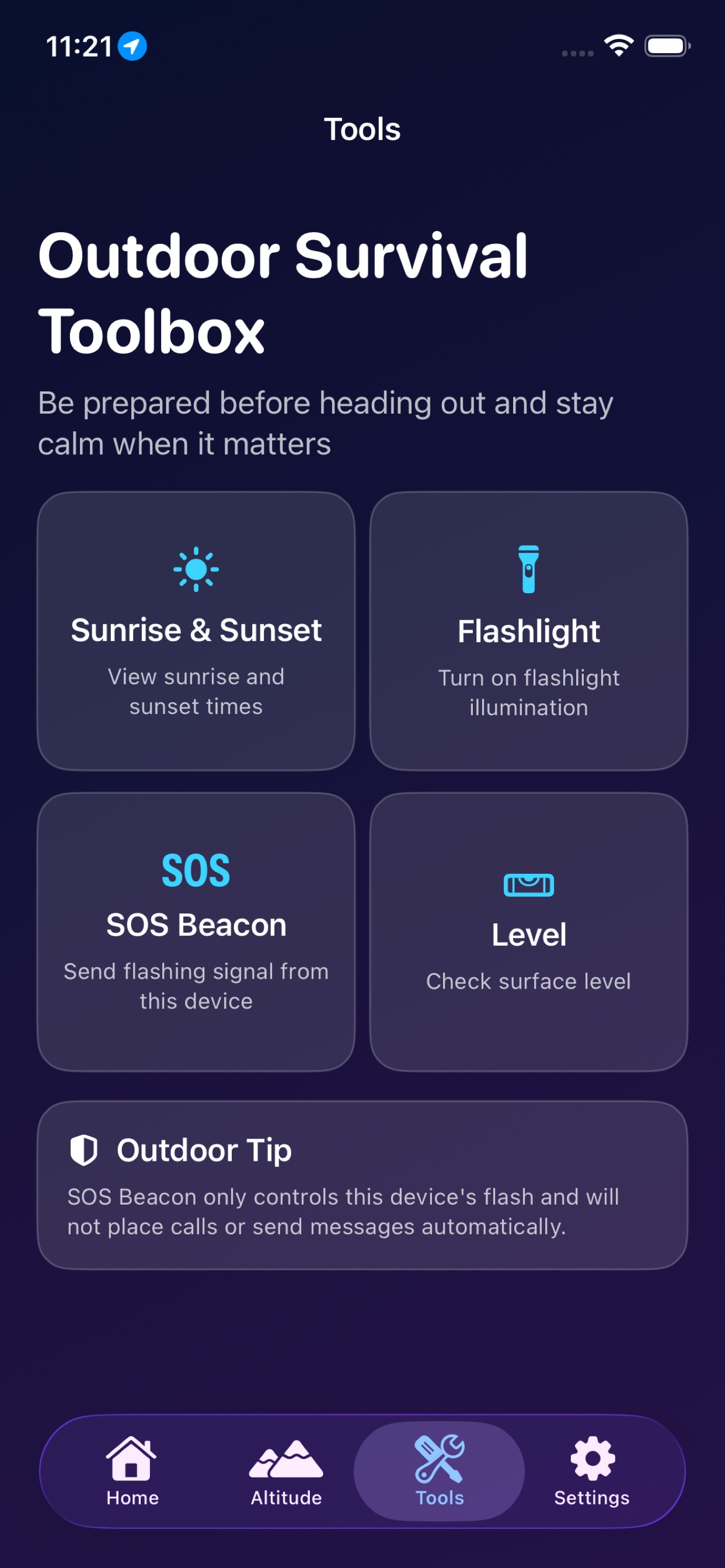 Screenshot 5 of PeakTrace Altimeter