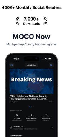 MOCO Now app screenshot
