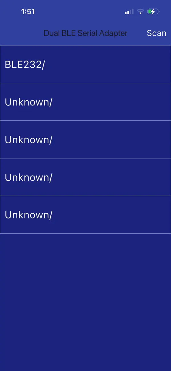 Screenshot #3 pour BLE Terminal V3