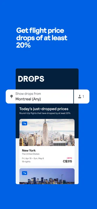 Skyscanner Flights & Travel : capture d’écran 2 sur 10