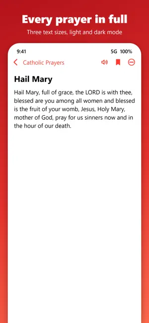 Catholic Prayers : Offline screenshot 2