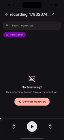 Noteo.ai  Voice Recorder screenshot
