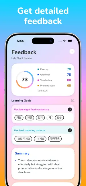 Lingrow - AI Language Learning iPhone screenshot 4