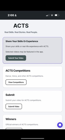 ACTS Talent & Skills screenshot