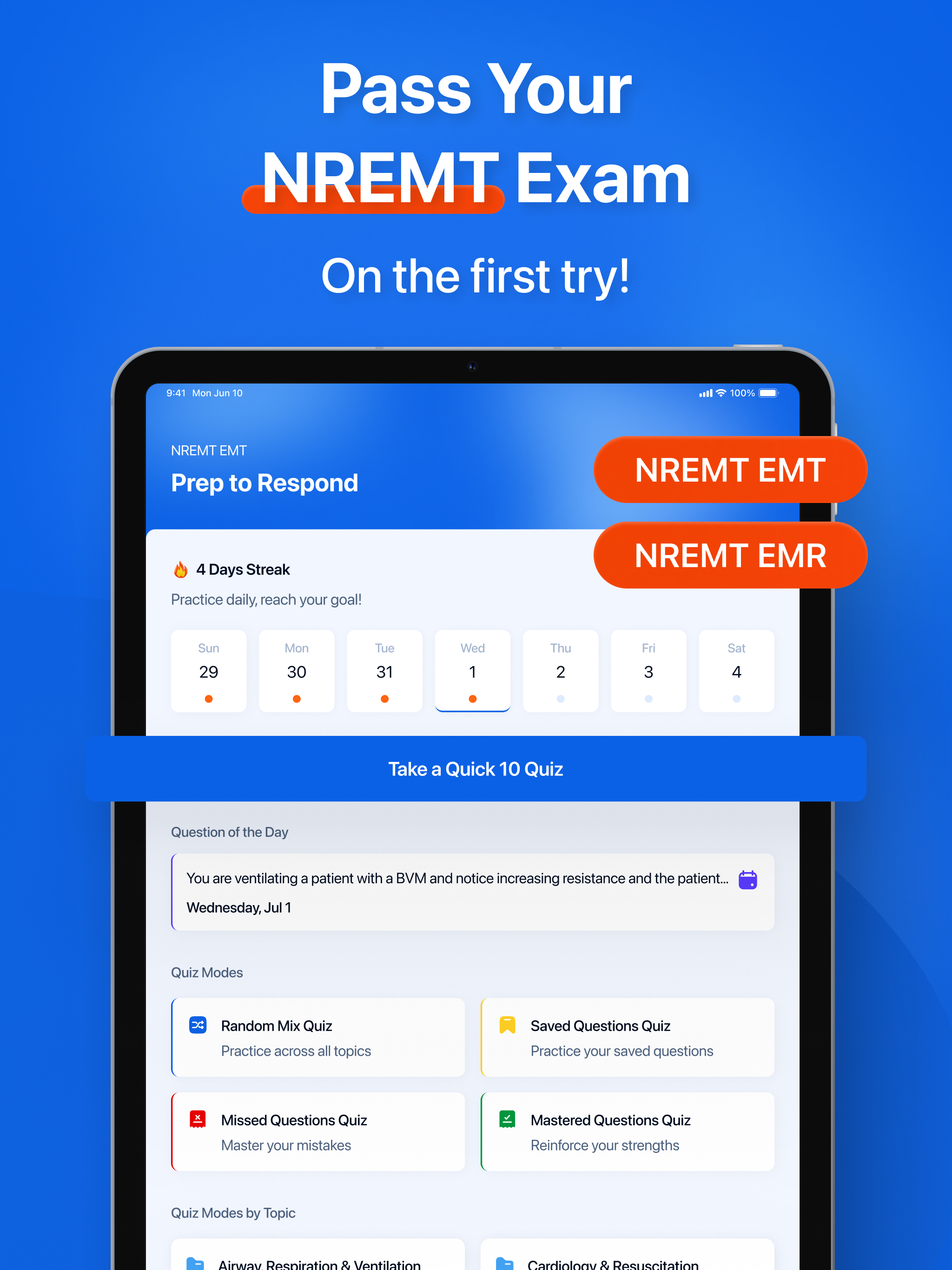 NREMT EMS & EMT Paramedic prep