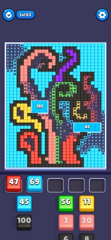 Fill Color Blocks iPhone screenshot