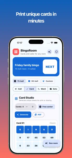 BingoRoom: Bingo Card Maker screenshot 2
