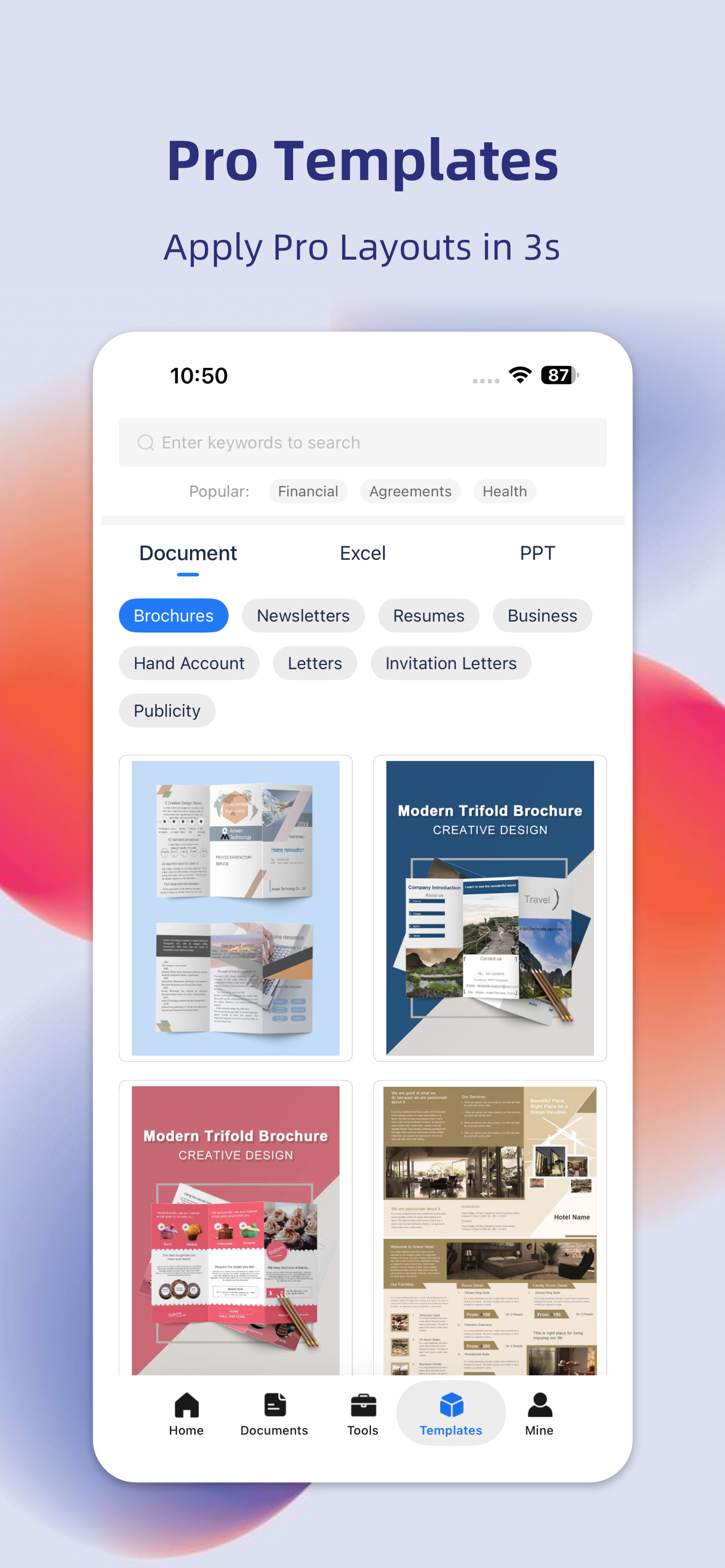 Document Manager:Docs,Sheets screenshot 2