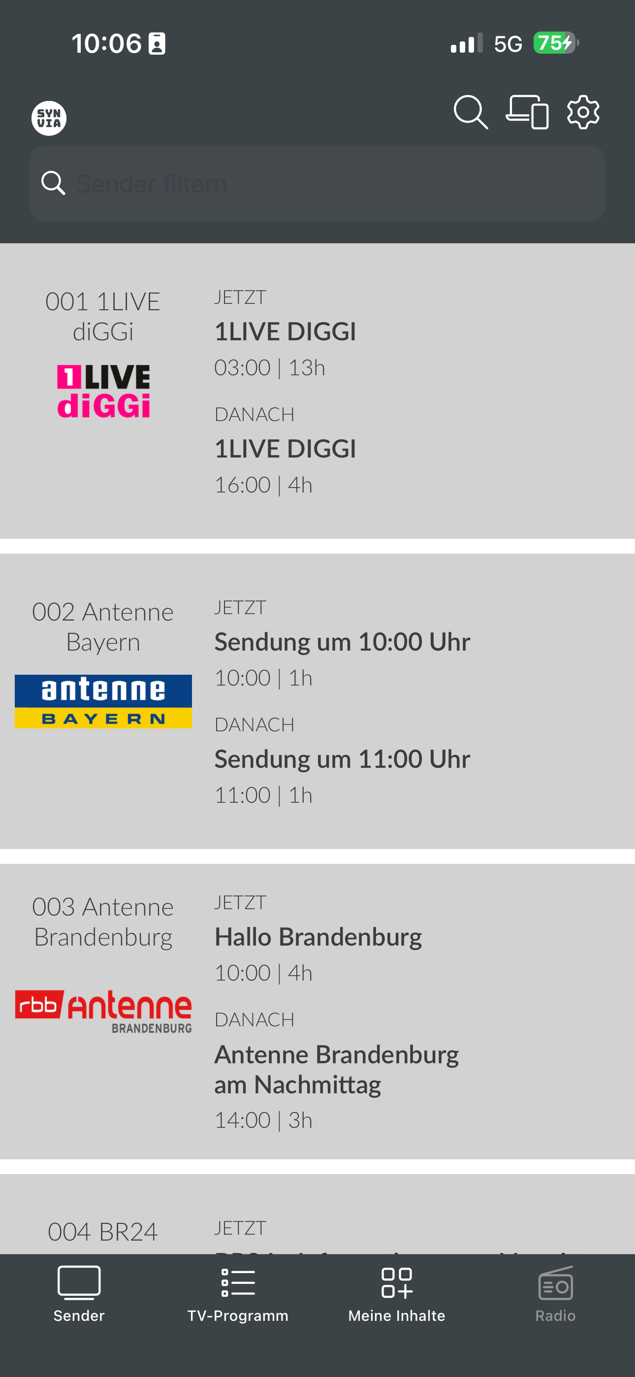 SYNVIA TV screenshot 4