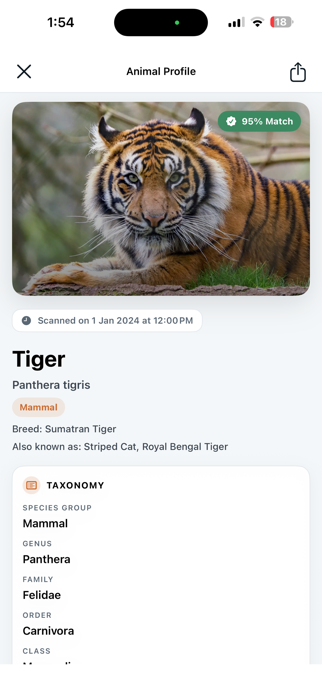 Animal Identifier + Scanner Screenshot 4 of 9