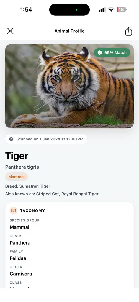 Animal Identifier + Scanner - Reference App | MWM