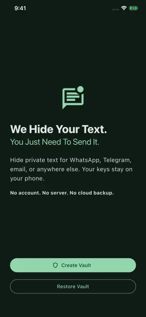 Hide My Text: Encrypt & Share screenshot 3