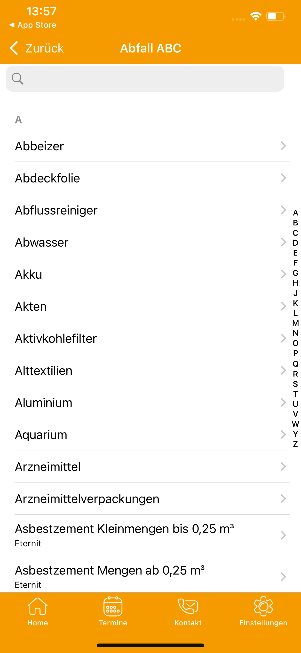 Abfall-App BB