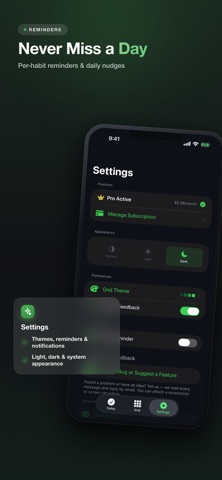 HabitGrid – Habit Tracker Screenshot 3 of 6