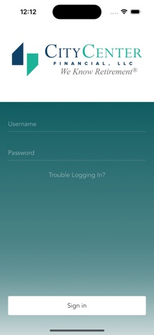 City Center Financial app screenshot