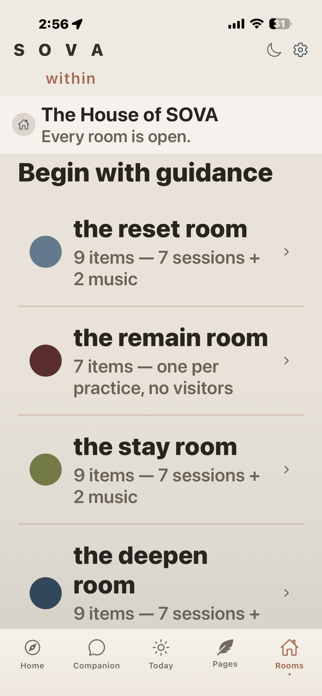 SOVA within Screenshot 3 of 7