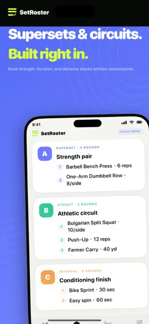 SetRoster: Trainer Log screenshot 3