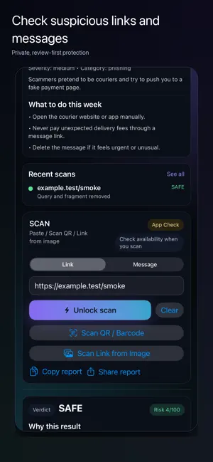 ScanLens Security screenshot 1