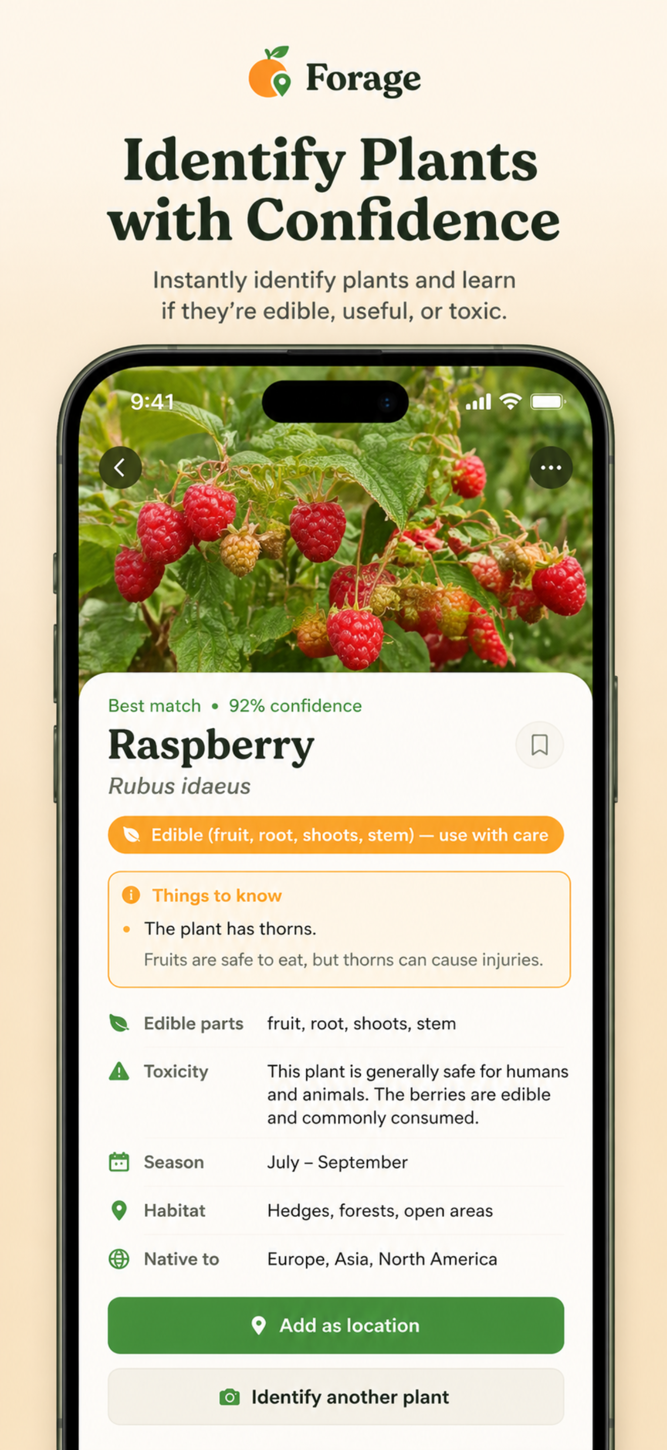 Forage: Fruit Tree & Plant Map