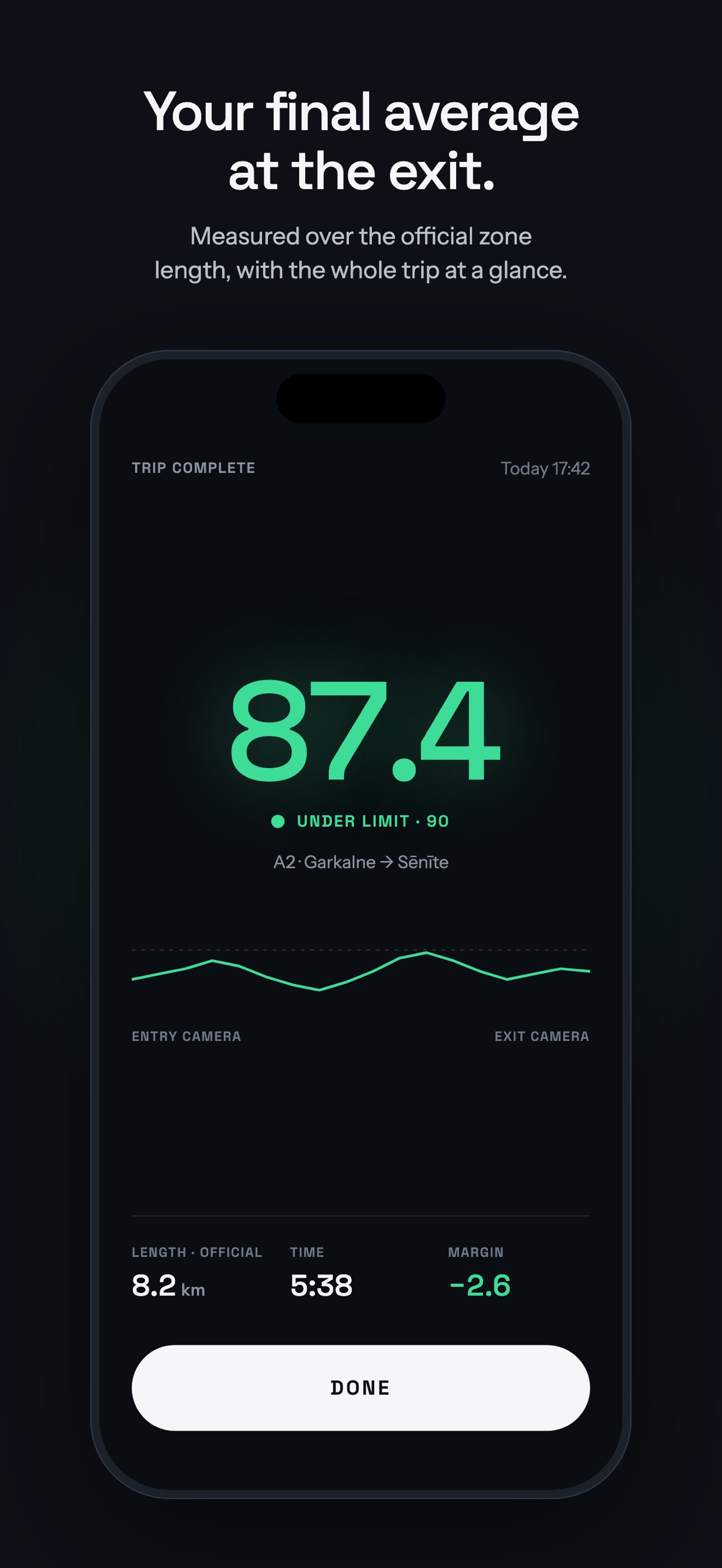 Screenshot 4 of Evenpace: Average Speed