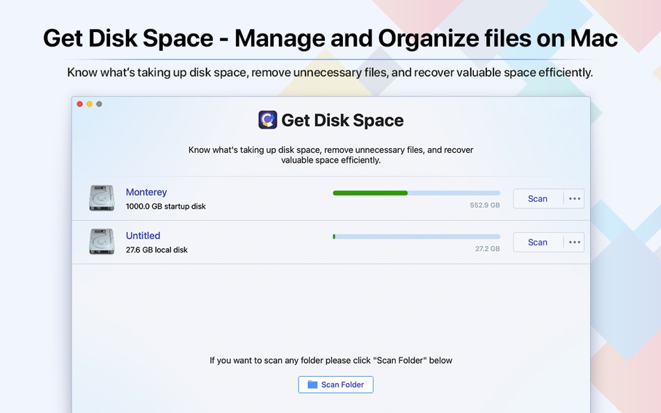 #2. Get Disk Space (macOS) Podle: Shrishail Rana