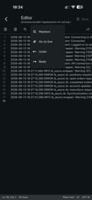 ShellPhone - SSH client screenshot