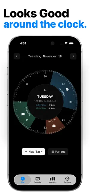 Dialed: Radial Day Planner screenshot 4
