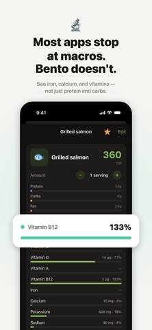 Bento AI: Calorie Tracker iPhone screenshot