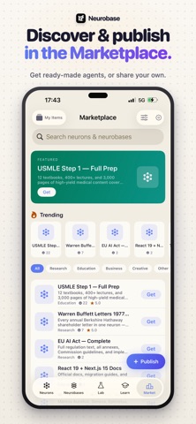 Neurobase AI Agent & Pipeline iPhone screenshot