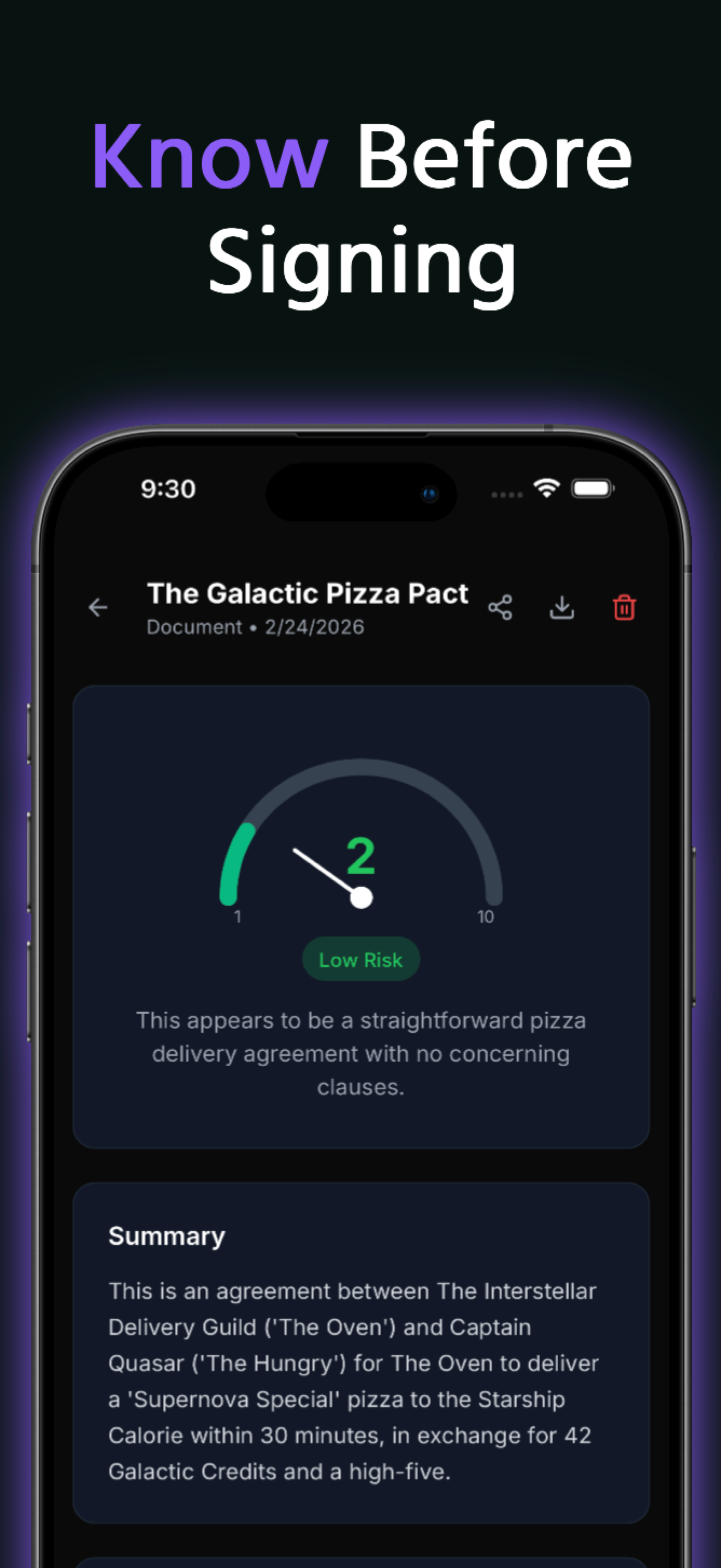 Fineprint: Contract Scanner