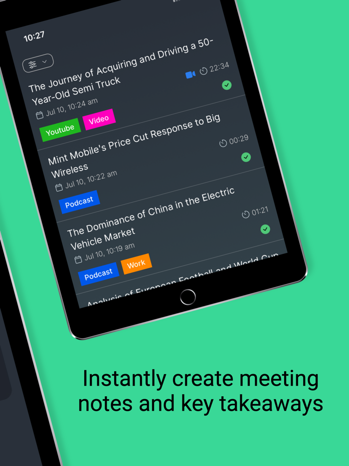 Transcribe Audio to Text