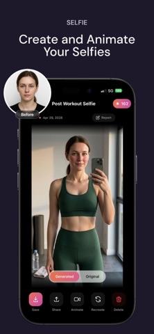 MONA AI: Portrait & Headshot iPhone screenshot