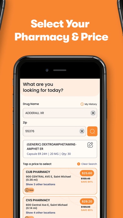 BaxRx Prescription Discounts iPhone screenshot 5 - Medical app