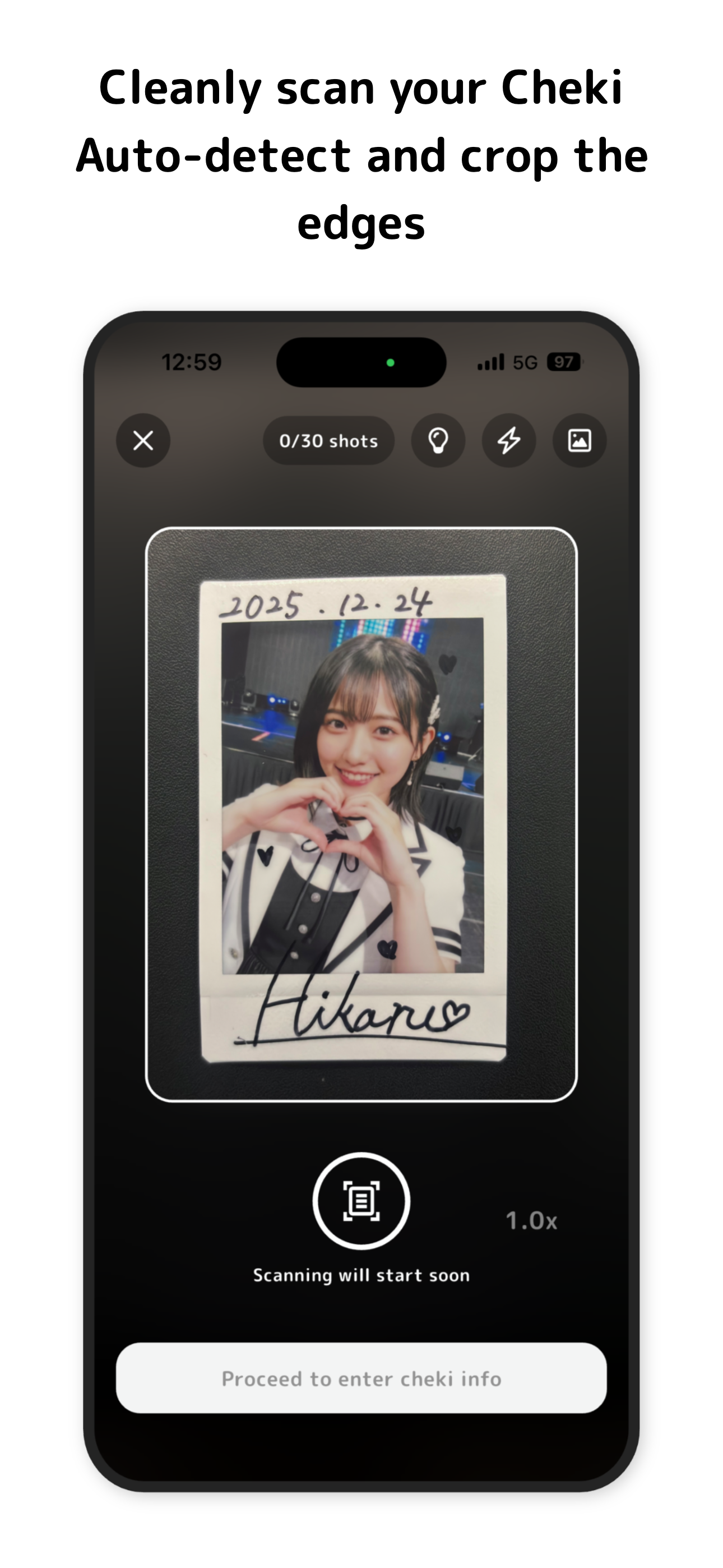 Oshiche - Cheki Scan & Manage