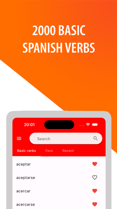 Spanish Verb Trainer Screenshot