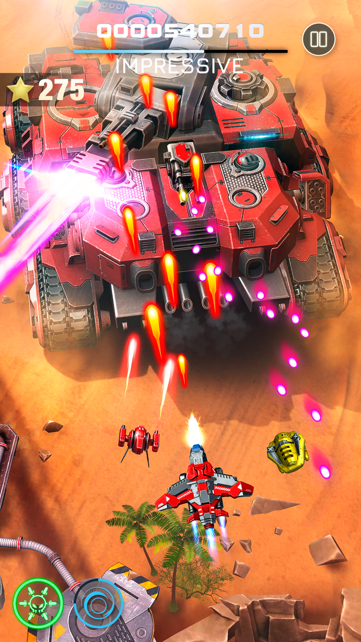 Red Hunt: Wings of Galaxy Hack screenshot 1 - iOS game interface