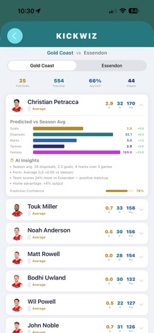 KickWiz screenshot