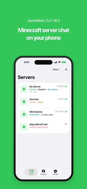 ChatMC - Chat for Minecraft screenshot 1