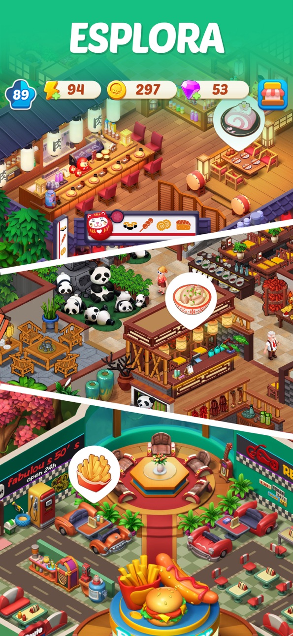 Merge Cooking® iOS Mod IPA screenshot 6 - iOS game interface