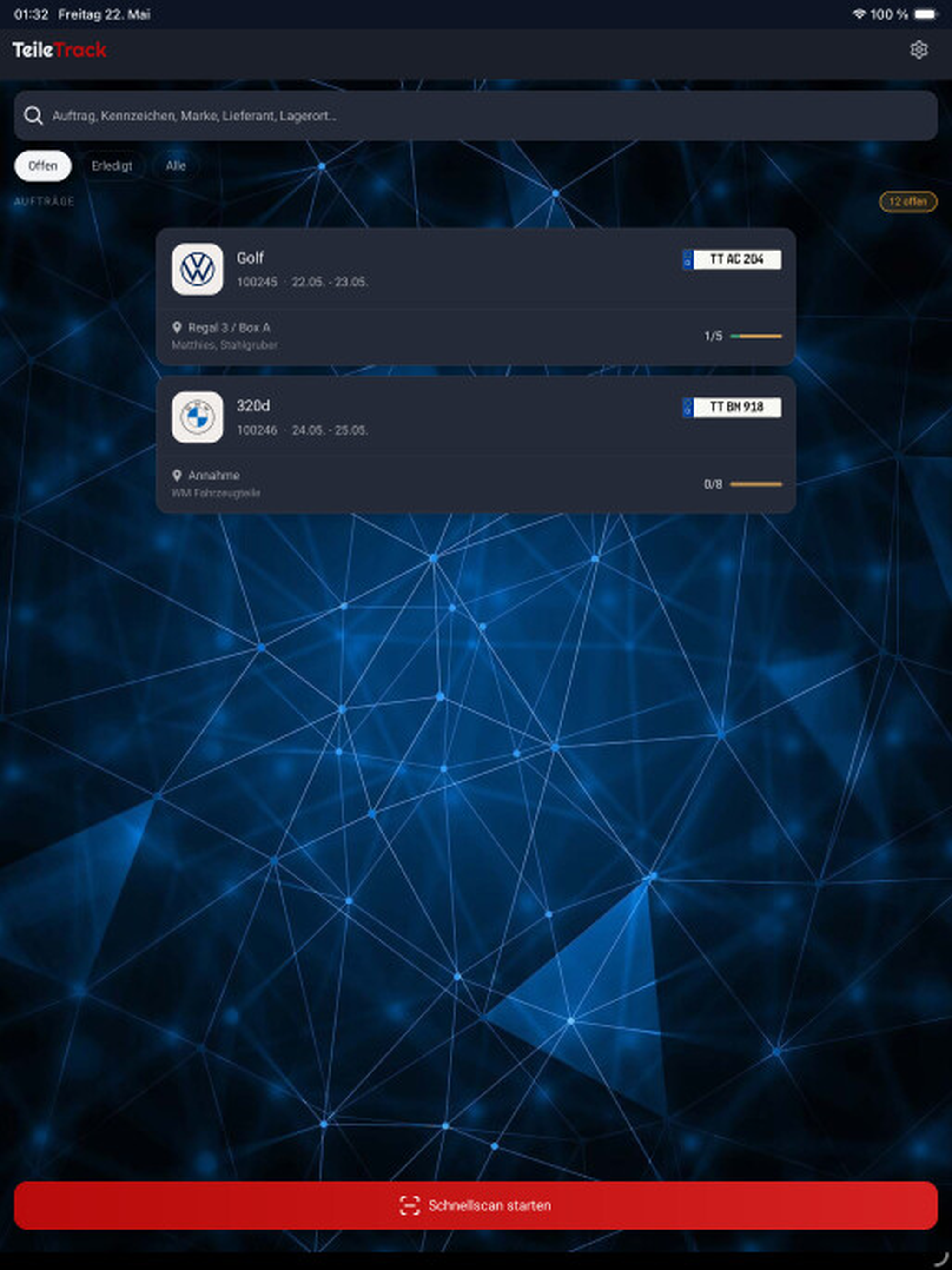 TeileTrack screenshot 5